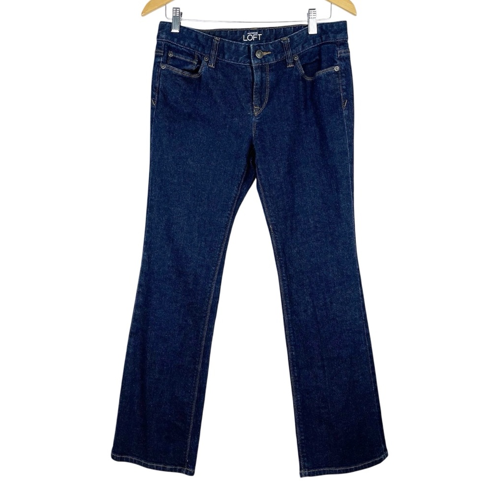 Ann Taylor Loft Original Boot Jeans Dark Wash Size 8 Petite